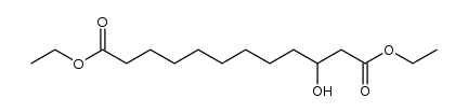 Diethyl 3-hydroxydodecanedioate Structure