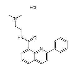 N-<(2-dimethylamino)ethyl>-2-phenylquinoline-8-carboxamide dihydrochloride结构式