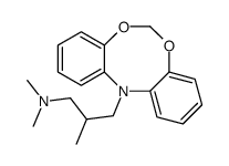 N,N,β-Trimethyl-12H-dibenzo[d,g][1,3,6]dioxazocine-12-propan-1-amine结构式