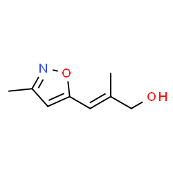 2-Propen-1-ol,2-methyl-3-(3-methyl-5-isoxazolyl)-(9CI) Structure