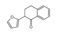 2-(furan-2-yl)-3,4-dihydro-2H-naphthalen-1-one结构式