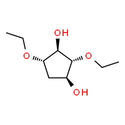 1,3-Cyclopentanediol,2,4-diethoxy-,(1-alpha-,2-bta-,3-alpha-,4-bta-)-(9CI)结构式