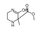 2-Piperazinecarboxylicacid,2-methyl-3-oxo-,methylester(9CI)结构式