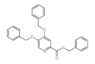 4,5-二苄氧基吡啶甲酸苄酯结构式