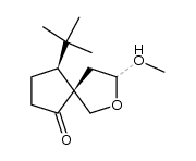 (5R,9S)-9-(tert-butyl)-3-methoxy-2-oxaspiro[4.4]nonan-6-one Structure