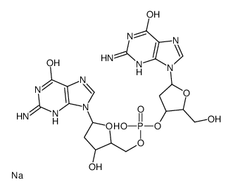 2'-DEOXYGUANYLYL(3'->5')-2'-DEOXYGUANOSINE SODIUM SALT结构式