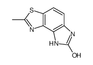 6H-Imidazo[4,5-e]benzothiazol-7-ol,2-methyl-(6CI)结构式