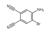 4-amino-5-bromophthalodinitrile结构式