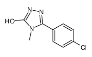 3-(4-chlorophenyl)-4-methyl-1H-1,2,4-triazol-5-one Structure