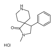 2-methyl-4-phenyl-2,8-diazaspiro[4.5]decan-1-one,hydrochloride Structure