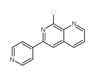 8-CHLORO-6-(PYRIDIN-4-YL)-1,7-NAPHTHYRIDINE Structure
