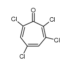 2,3,5,7-tetrachlorotropone结构式