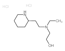 2-{Ethyl[2-(2-piperidinyl)ethyl]amino}-1-ethanol dihydrochloride结构式
