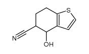 4-hydroxy-6,7-dihydrobenzo[b]thiophene-5-carbonitrile Structure