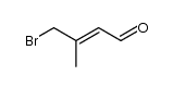 bromo-4 methyl-3 butene-2 al Structure