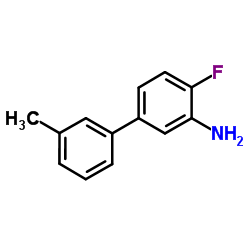 [1,1'-Biphenyl]-3-amine, 4-fluoro-3'-Methyl- picture