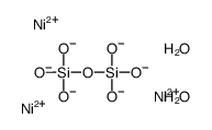 nickel(2+),trioxido(trioxidosilyloxy)silane,dihydrate Structure