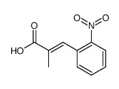 2-methyl-3t-(2-nitro-phenyl)-acrylic acid Structure
