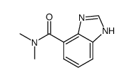 1H-benzoimidazole-4-carboxylic acid dimethylamide结构式