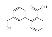 2-[3-(hydroxymethyl)phenyl]pyridine-3-carboxylic acid结构式