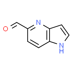1H-吡咯并[3,2-b]吡啶-5-甲醛结构式