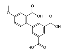 5-(2-carboxy-4-methoxyphenyl)benzene-1,3-dicarboxylic acid结构式
