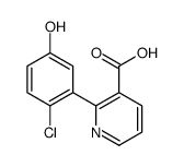 2-(2-chloro-5-hydroxyphenyl)pyridine-3-carboxylic acid Structure