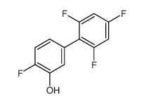 2-fluoro-5-(2,4,6-trifluorophenyl)phenol结构式