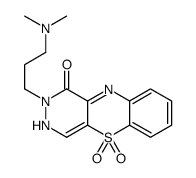 2-[3-(dimethylamino)propyl]-5,5-dioxo-3H-pyridazino[4,5-b][1,4]benzothiazin-1-one结构式