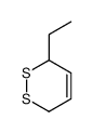 3-ethyl-3,6-dihydrodithiine结构式