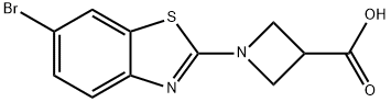 1-(6-bromo-1,3-benzothiazol-2-yl)azetidine-3-carboxylic acid picture