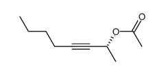 Acetic acid (S)-1-methyl-hept-2-ynyl ester结构式