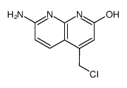 2-Amino-5-chloromethyl-7-hydroxy-1,8-naphthyridine Structure
