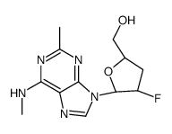 9-(2-Fluoro-2,3-dideoxy-β-D-threo-pentofuranosyl)-N,2-dimethyl-9H-purine-6-amine picture