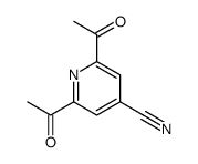 2,6-Diacetyl-4-pyridinecarbonitrile结构式
