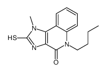 5-butyl-1-methyl-2-sulfanylidene-3H-imidazo[4,5-c]quinolin-4-one Structure