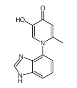 1-(1H-benzimidazol-4-yl)-5-hydroxy-2-methylpyridin-4(1H)-one Structure
