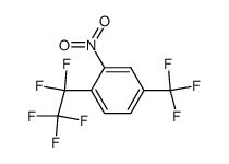 4-Pentafluoroethyl-3-nitro-benzotrifluoride结构式