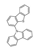 9-(dibenzo[b,d]thiophen-4-yl)-9H-carbazole Structure