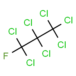 Heptachlorofluoropropane Structure