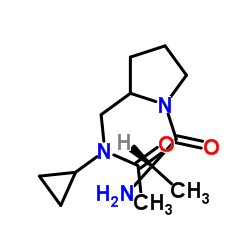 N-[(1-Alanyl-2-pyrrolidinyl)methyl]-N-cyclopropylacetamide结构式