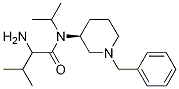 (S)-2-AMino-N-(1-benzyl-piperidin-3-yl)-N-isopropyl-3-Methyl-butyraMide结构式