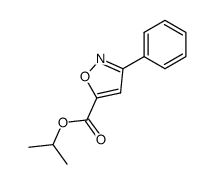 3-phenyl-isoxazole-5-carboxylic acid isopropyl ester Structure