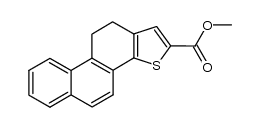 Methyl 10,11-Dihydrophenanthro[1,2-b]thiophene-2-carboxylate Structure