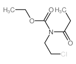Carbamic acid,(2-chloroethyl)propionyl-, ethyl ester (8CI)结构式