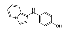 4-(pyrazolo[1,5-a]pyridin-3-ylamino)phenol结构式