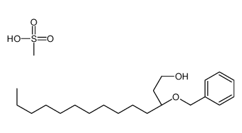 methanesulfonic acid,(3R)-3-phenylmethoxytetradecan-1-ol Structure