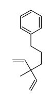 (4-ethenyl-4-methylhex-5-enyl)benzene结构式