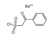 Barium; 2-oxo-2-phenyl-ethanesulfonate结构式