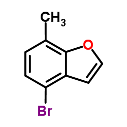 4-Bromo-7-methyl-1-benzofuran Structure